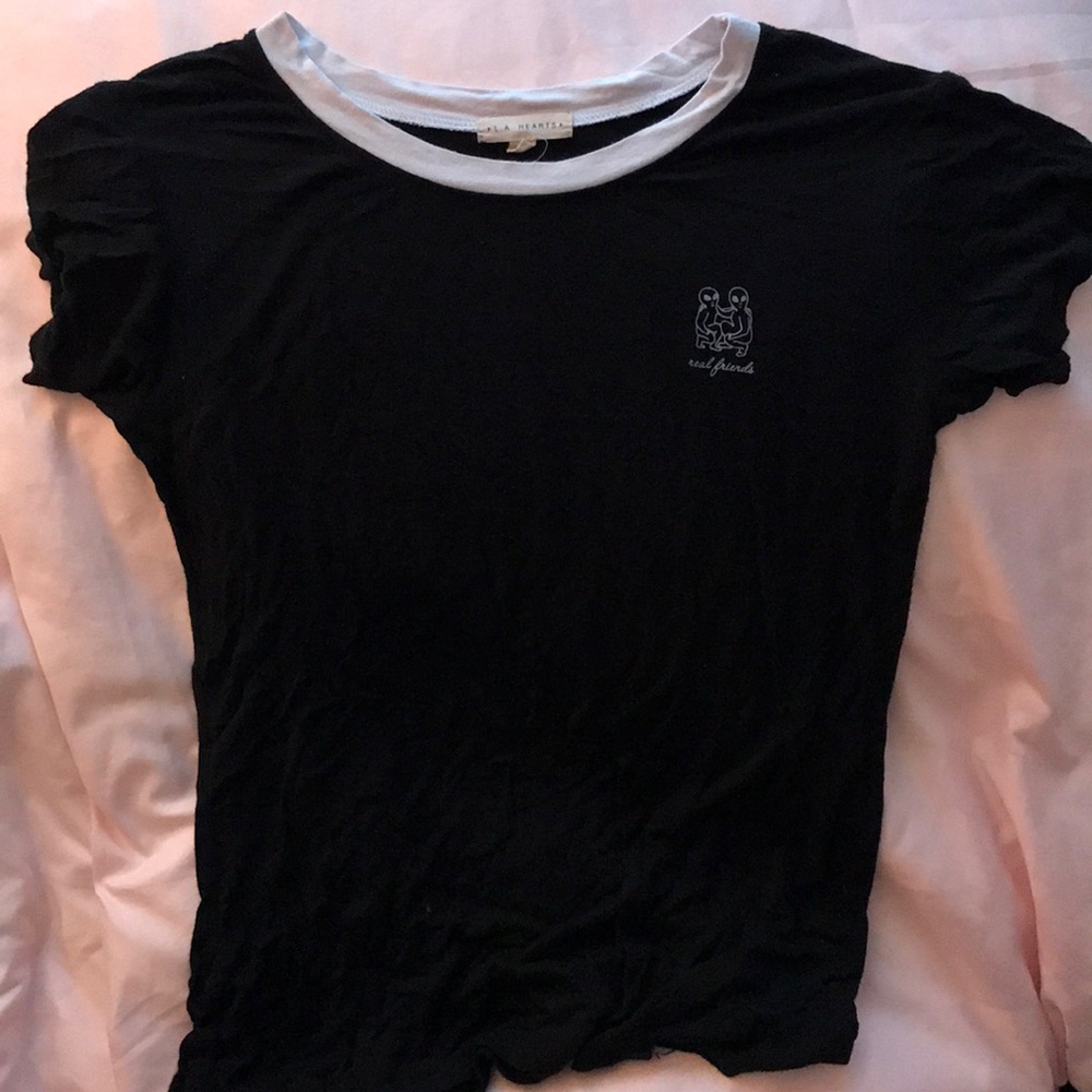 Black graphic tee